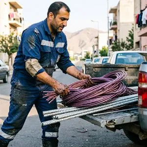 حکمت تهران | فروش ضایعات آهن با دردسر کمتر و تسویه همان روز خرید ضایعات آهن در حکمت تهران