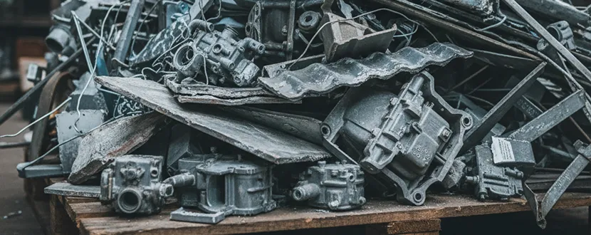 جمع‌آوری ضایعات روی صنعتی و ساختمانی در محل مشتری