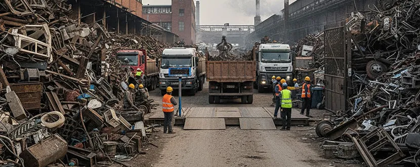 خدمات خرید و انتقال ضایعات آهن درب کارخانه + (پرداخت آنی)